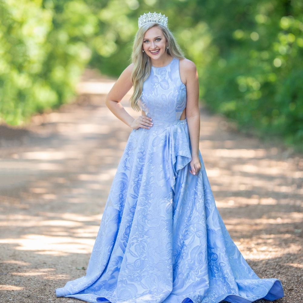 Sherri Hill Lavender/Baby Blue Pageant/Prom dress6